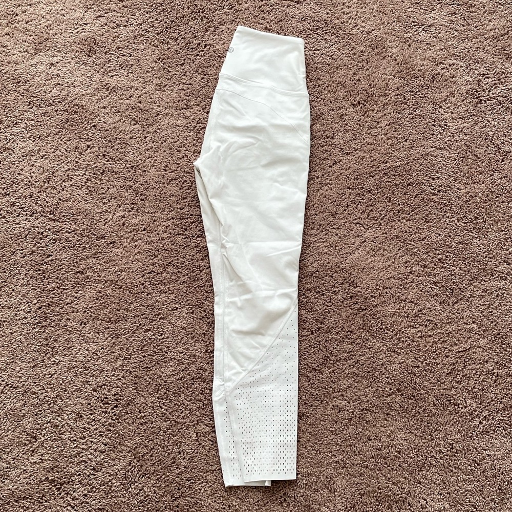 White lululemon leggings- size 6